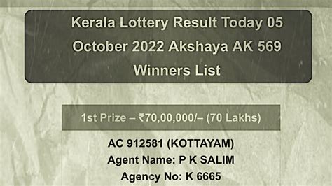 akshaya today ak 569|Kerala lottery Result: Akshaya AK 569 : 70 ലക്ഷം ഈ .